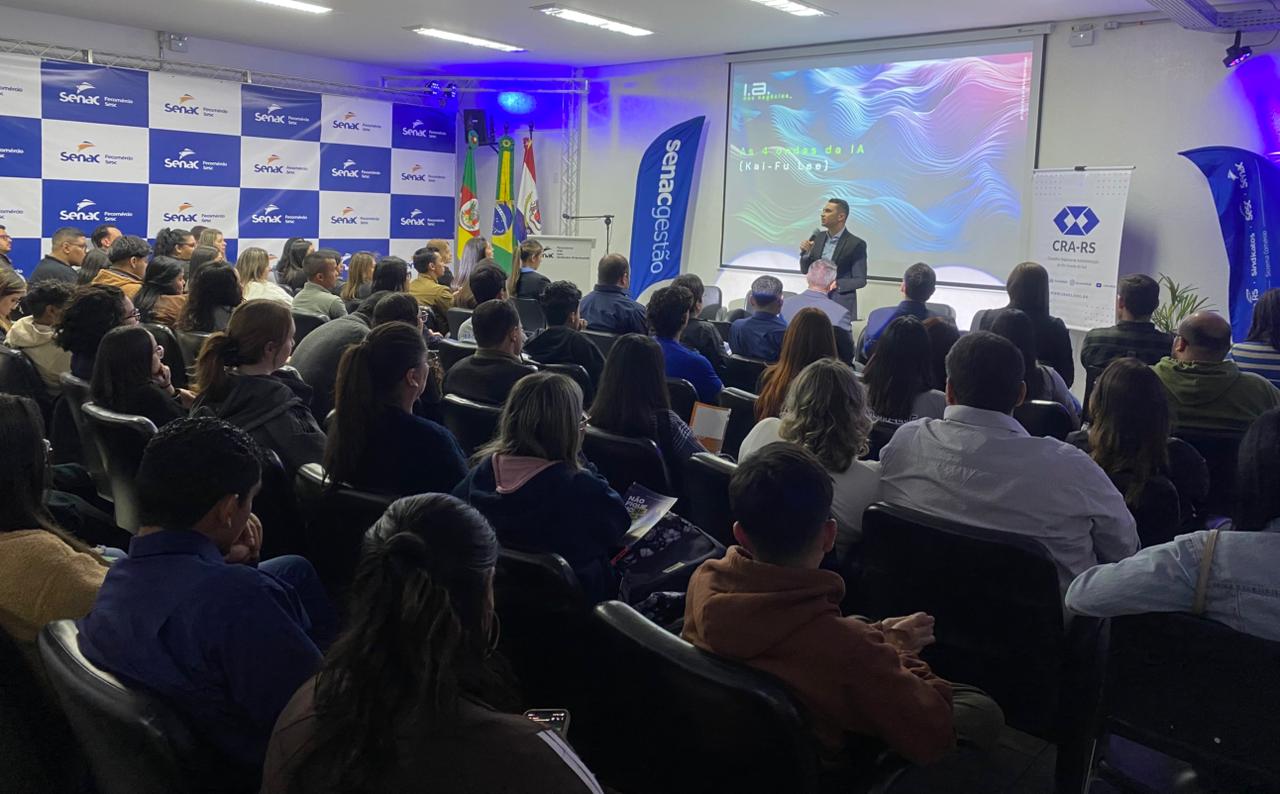 XXIII CIDEAD: CRA-RS leva debate sobre IA nos Negócios ao SENAC Uruguaiana